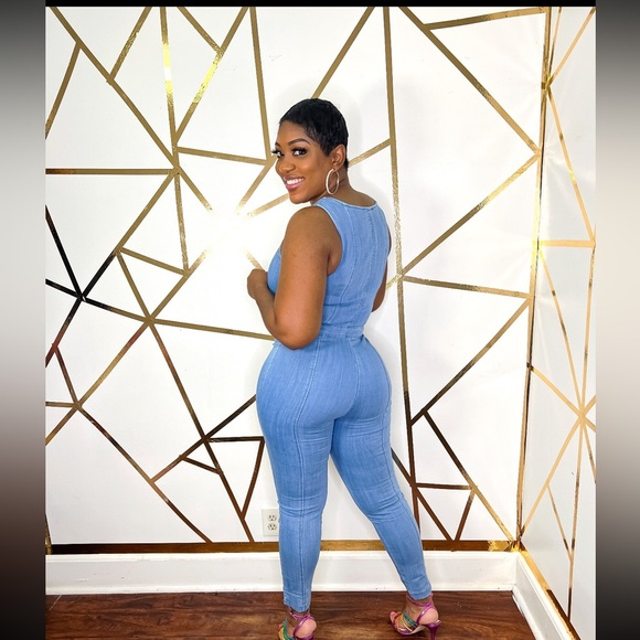 Jean Jumpsuit - Picture 2 of 2